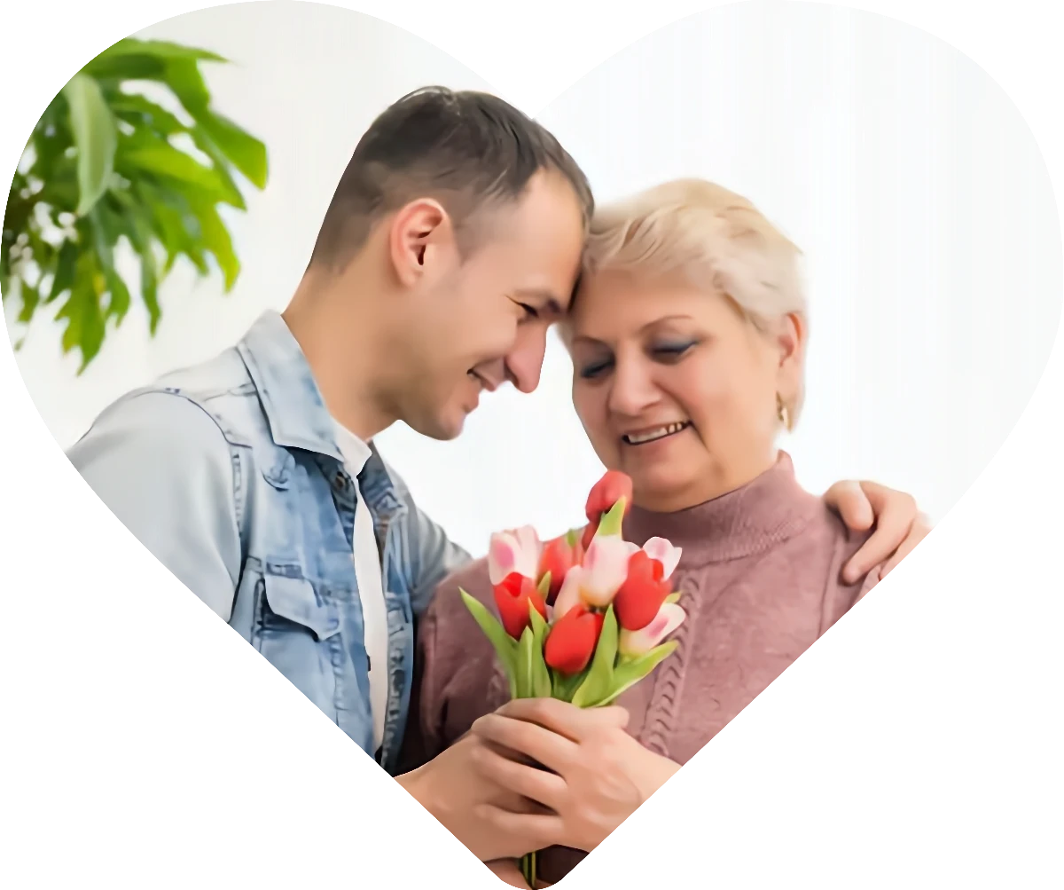 Silueta Corazón Mamá