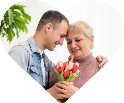 Silueta Corazón Mamá